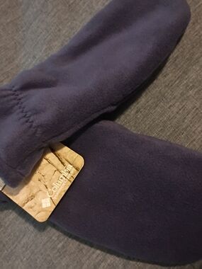 Columbia Navy Fleece Mittens